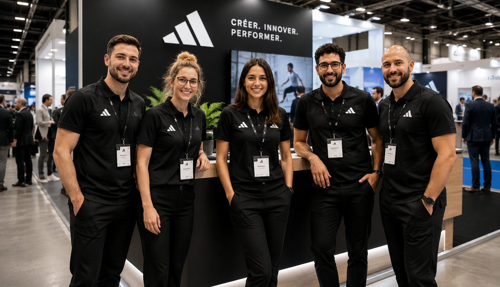 Tenues équipe — salon pro